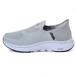 Сліпони Skechers GOwalk демісезонні, сітчасті, світло-сірі (41–46)