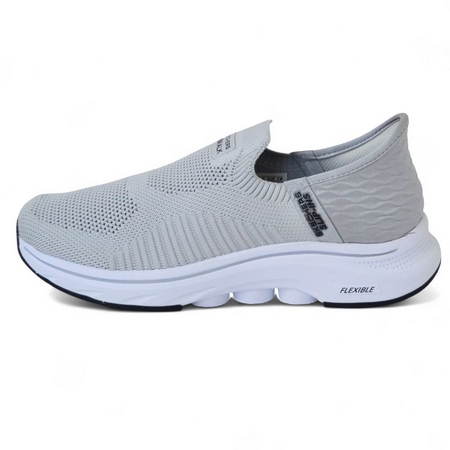 Сліпони Skechers GOwalk демісезонні, сітчасті, світло-сірі (41–46) - фото 1