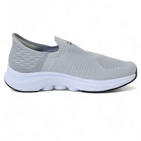 Сліпони Skechers GOwalk демісезонні, сітчасті, світло-сірі (41–46) - фото 2